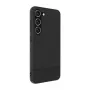 iLike Samsung Galaxy S23 plastikinės odos galinis dangtelis juodas