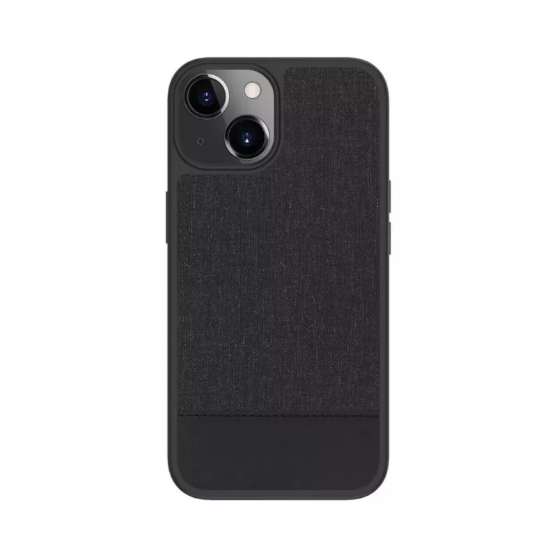iLike Apple iPhone 14 plastikinės odos galinis dangtelis juodas