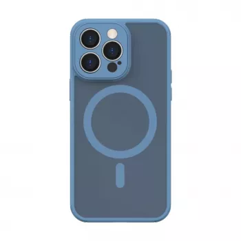 Evelatus Apple iPhone 13 Pro Hybrid Dėklas su MagSafe ir Kameros Apsauga PC+TPU Šviesiai Mėlyna