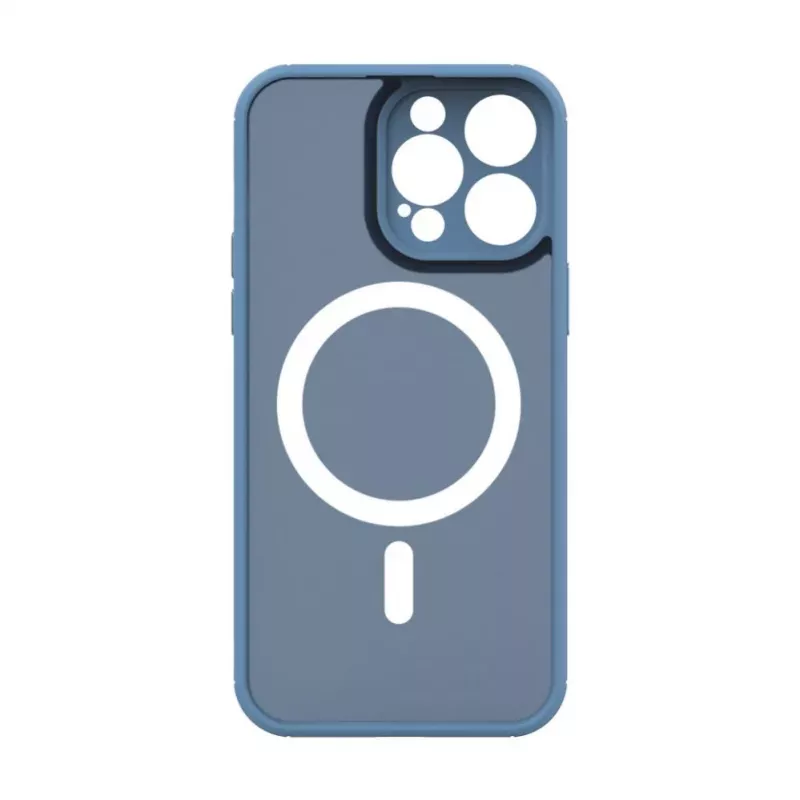 Evelatus Apple iPhone 13 Pro Hybrid Dėklas su MagSafe ir Kameros Apsauga PC+TPU Šviesiai Mėlyna