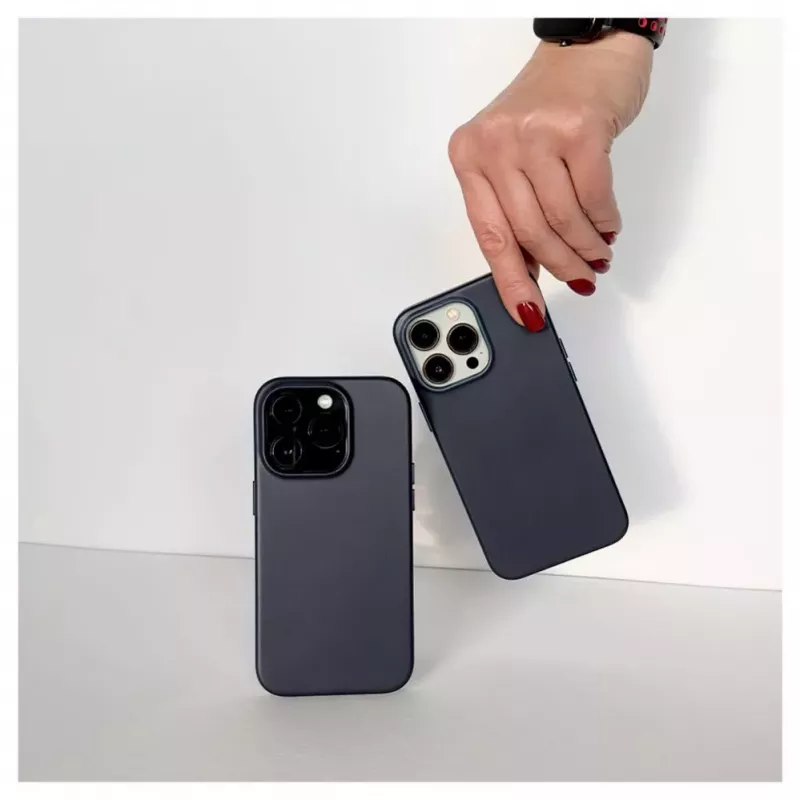 Evelatus Apple iPhone 13 Pro Genuine Leather Case with MagSafe Blue