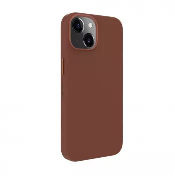 Evelatus Apple iPhone 14 Genuine Leather Case with MagSafe Brown