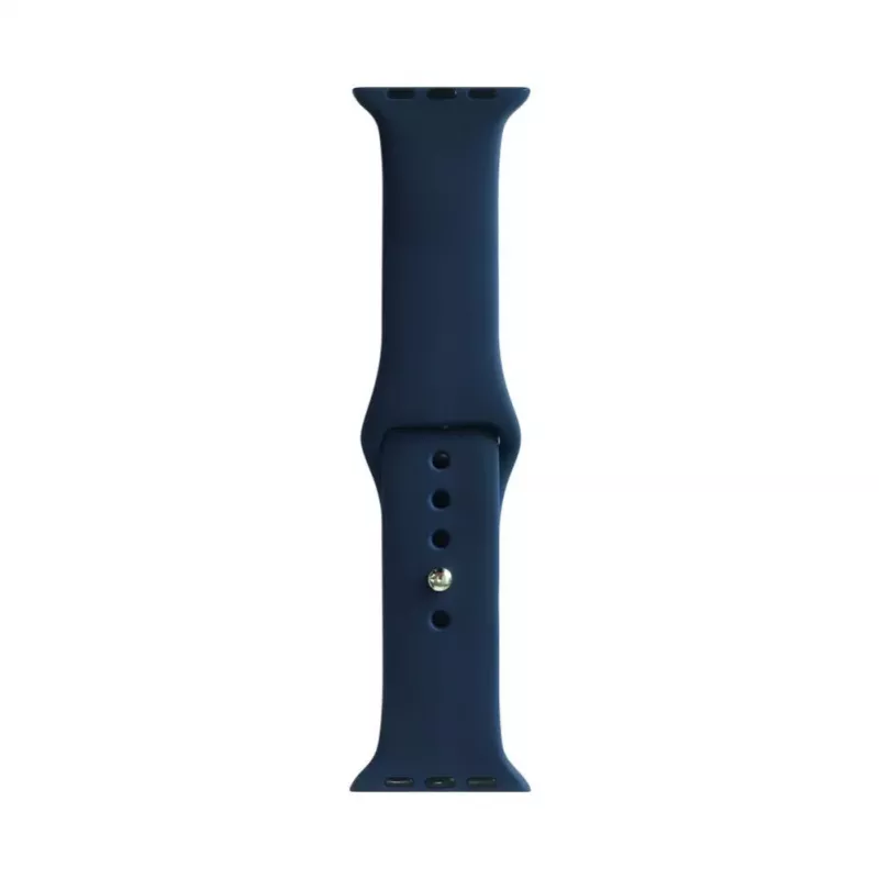Evelatus Apple Watch 38/40/41mm Silicone Loop Watch Straps (110mm S/M) Blue