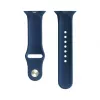 Evelatus Apple Watch 38/40/41mm Silicone Loop Watch Straps (110mm S/M) Blue