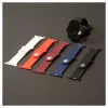 Evelatus Apple Watch 38/40/41mm Silicone Loop Watch Straps (110mm S/M) Blue