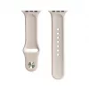 Evelatus Apple Watch 38/40/41mm Silicone Loop Watch Straps (110mm S/M) Pink Sand