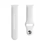 Evelatus Watch 22mm Silicone Loop Watch Strap (S/M 110mm) White