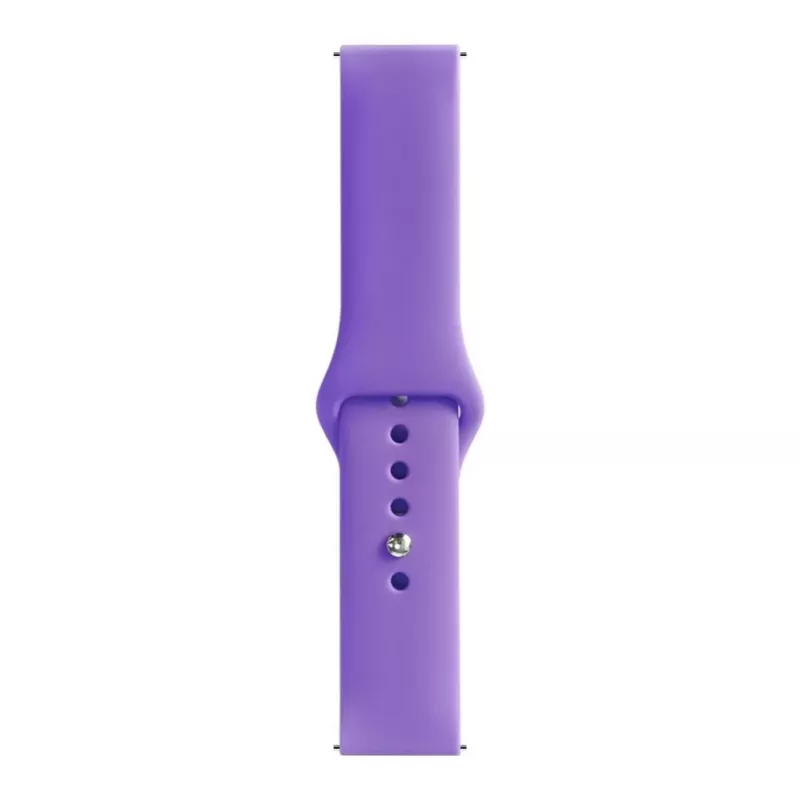Evelatus 20mm Silikoninis laikrodžio dirželis su kilpa (S/M 110mm) giliai violetinis