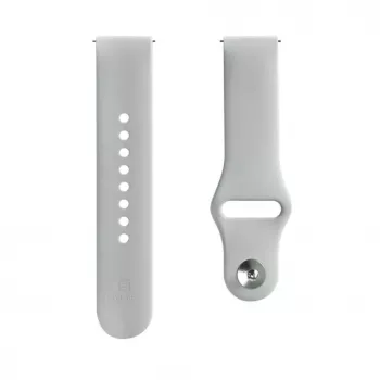 Evelatus Watch 22mm Silicone Loop Watch Strap (S/M 110mm) Gray