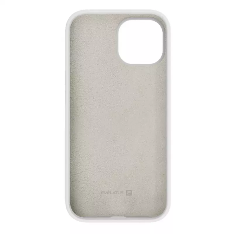 Evelatus Apple iPhone 15 Premium Soft Touch Silicone Case White