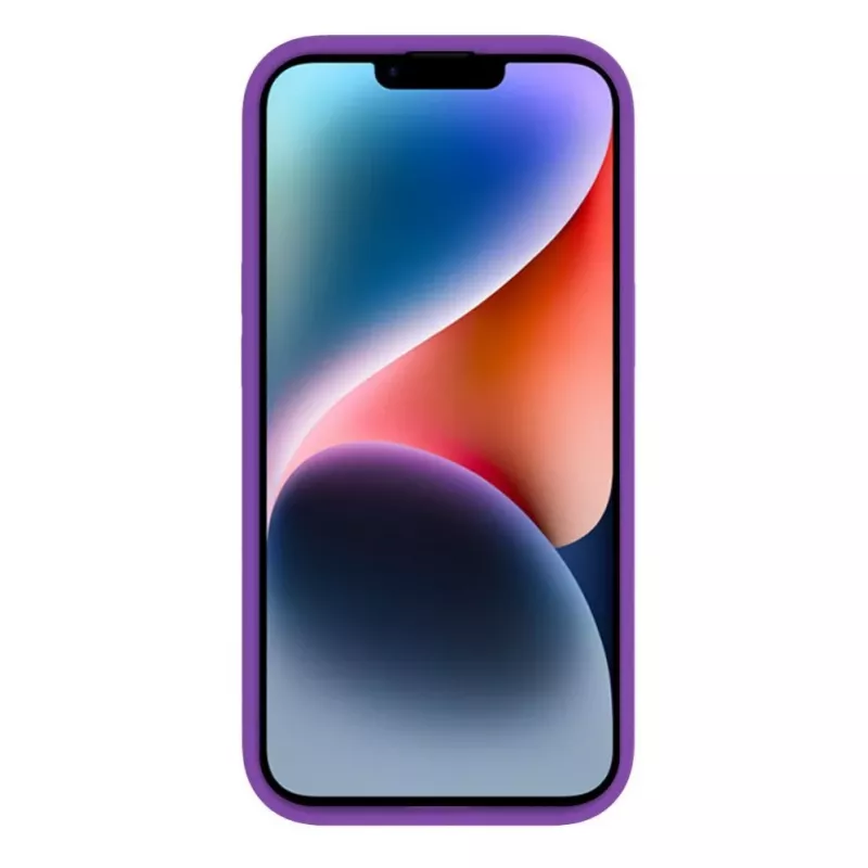 Evelatus Apple iPhone 15 Plus Premium Soft Touch Silicone Case Deep Purple