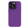 Evelatus Apple iPhone 15 Pro Premium Soft Touch Silicone Case Deep Purple