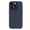 Evelatus Apple iPhone 15 Pro Premium Soft Touch Silicone Case Midnight Blue
