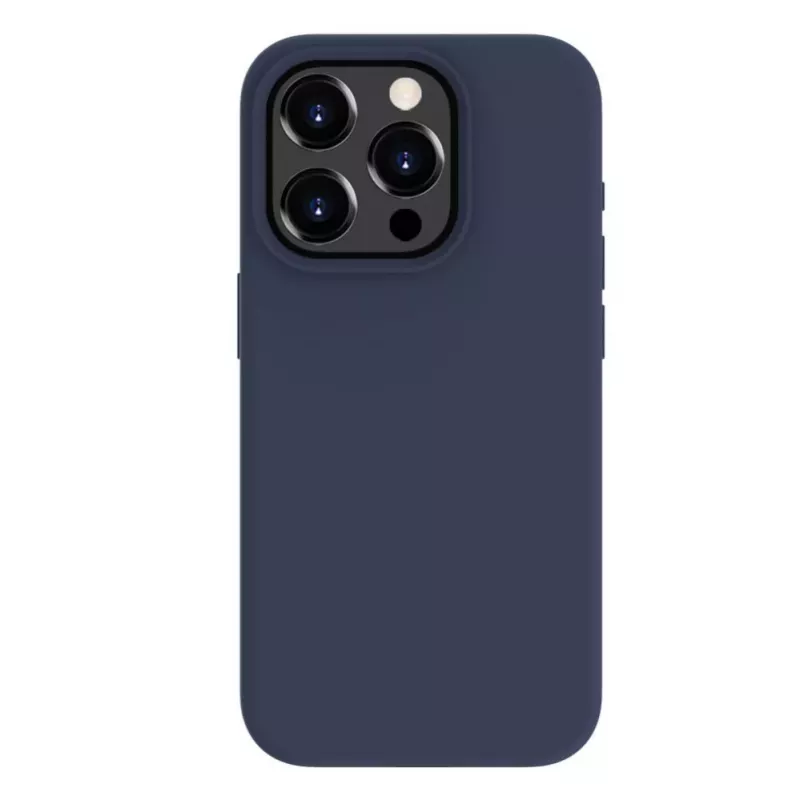 Evelatus Apple iPhone 15 Pro Premium Soft Touch Silicone Case Midnight Blue
