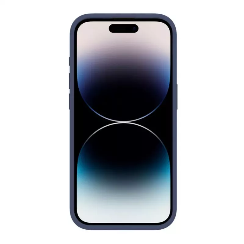 Evelatus Apple iPhone 15 Pro Premium Soft Touch Silicone Case Midnight Blue