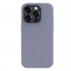 Evelatus Apple iPhone 15 Pro Premium Soft Touch Silicone Case Lavender Gray