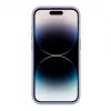 Evelatus Apple iPhone 15 Pro Premium Soft Touch Silicone Case Lavender Gray