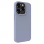 Evelatus Apple iPhone 15 Pro Premium Soft Touch Silicone Case Lavender Gray