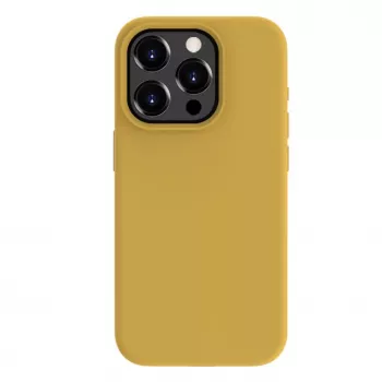 Evelatus Apple iPhone 15 Pro Premium Soft Touch Silicone Case Gold