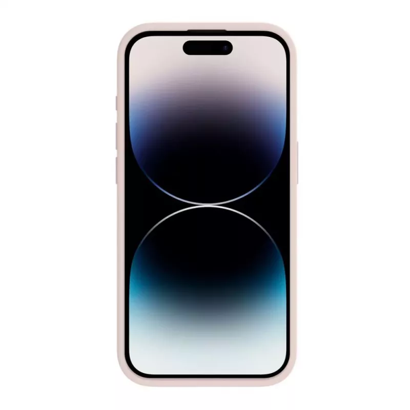 Evelatus Apple iPhone 15 Pro Premium Soft Touch Silicone Case Pink Sand