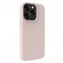 Evelatus Apple iPhone 15 Pro Premium Soft Touch Silicone Case Pink Sand