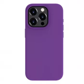 Evelatus Apple iPhone 15 Pro Max Premium Soft Touch Silicone Case Deep Purple