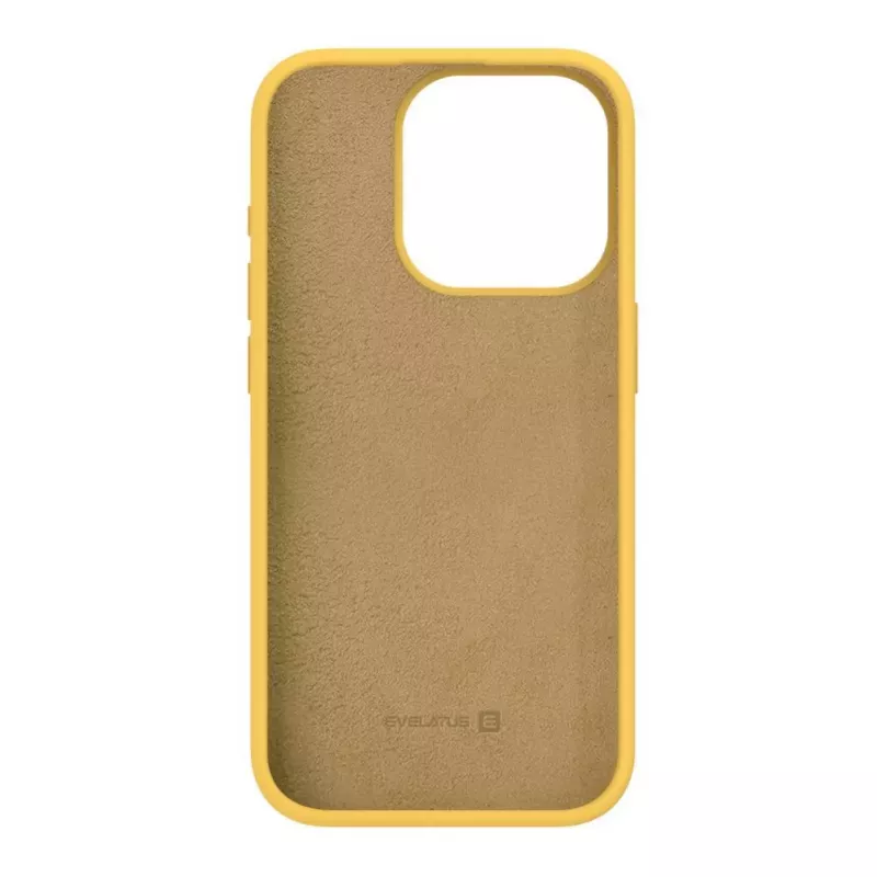 Evelatus Apple iPhone 15 Pro Max Premium Soft Touch Silicone Case Gold