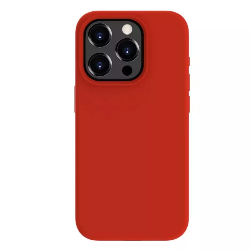 Evelatus Apple iPhone 15 Pro Max Premium Soft Touch Silicone Case Red