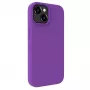 Evelatus Apple iPhone 15 Premium Magsafe Soft Touch Silicone Case Deep Purple