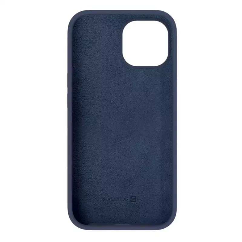 Evelatus Apple iPhone 15 Premium MagSafe Soft Touch Silicone Case Midnight Blue