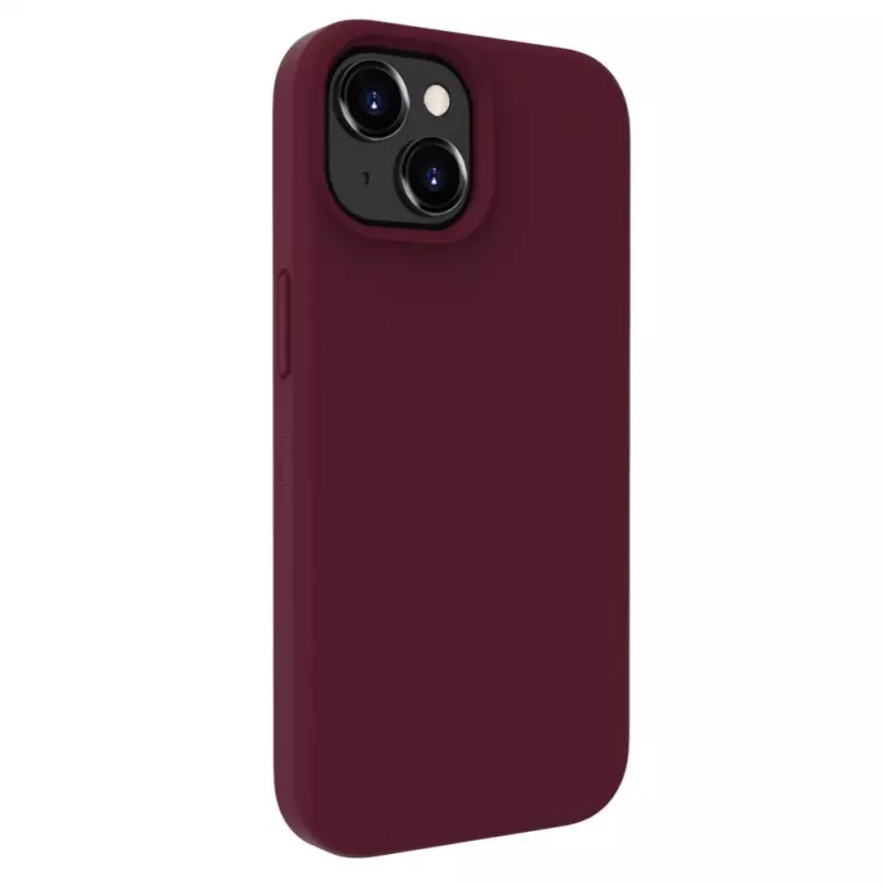 Evelatus Apple iPhone 15 Premium MagSafe Soft Touch Silicone Case Rumor Red