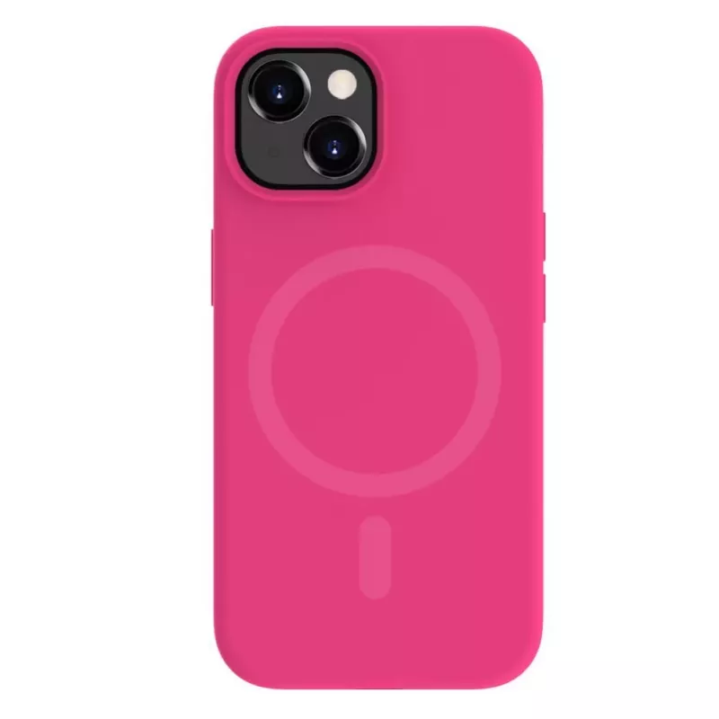 Evelatus Apple iPhone 15 Premium MagSafe Soft Touch Silicone Case Pink