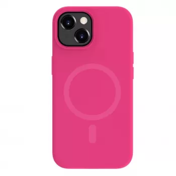 Evelatus Apple iPhone 15 Plus Premium Magsafe Soft Touch Silicone Case Pink