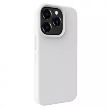 Evelatus Apple iPhone 15 Pro Premium Magsafe Soft Touch Silicone Case White