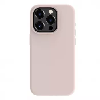 Evelatus Apple iPhone 15 Pro Premium MagSafe Soft Touch Silicone Case Pink Sand