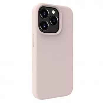 Evelatus Apple iPhone 15 Pro Premium MagSafe Soft Touch Silicone Case Pink Sand