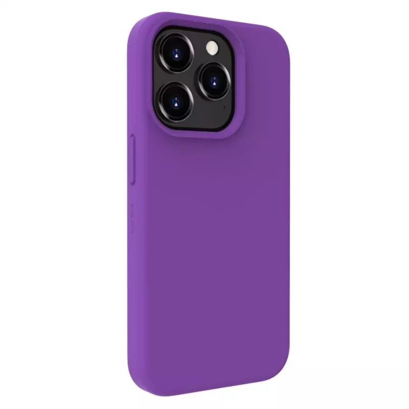 Evelatus Apple iPhone 15 Pro Max Premium MagSafe Soft Touch Silicone Case Deep Purple