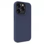 Evelatus Apple iPhone 15 Pro Max Premium MagSafe Soft Touch Silicone Case Midnight Blue