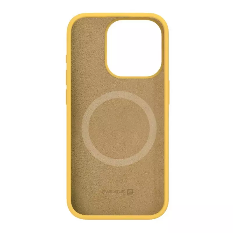 Evelatus Apple iPhone 15 Pro Max Premium MagSafe Soft Touch Silicone Case Gold