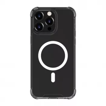 Evelatus Apple iPhone 15 Pro Max Shockproof Case with MagSafe Transparent