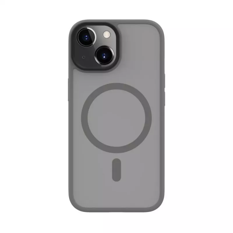 Evelatus Apple iPhone 15 Hybrid Case with MagSafe PC+TPU Silver