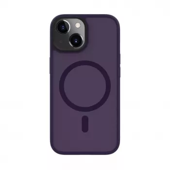 Evelatus Apple iPhone 15 Hybrid Case su MagSafe PC+TPU giliai violetinė
