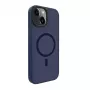 Evelatus Apple iPhone 15 Plus Hybrid Case su MagSafe PC+TPU tamsiai mėlyna