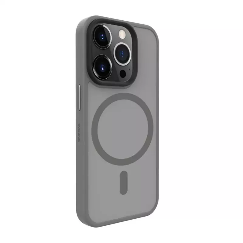 Evelatus Apple iPhone 15 Pro Hybrid Case su MagSafe PC+TPU sidabrinis