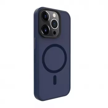 Evelatus Apple iPhone 15 Pro Max Hybrid Case su MagSafe PC+TPU tamsiai mėlyna