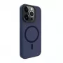 Evelatus Apple iPhone 15 Pro Max Hybrid Case su MagSafe PC+TPU tamsiai mėlyna