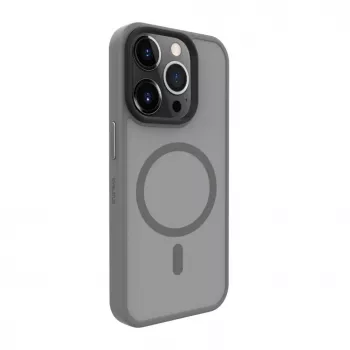 Evelatus Apple iPhone 15 Pro Max Hybrid Dėklas su MagSafe PC+TPU Sidabrinis