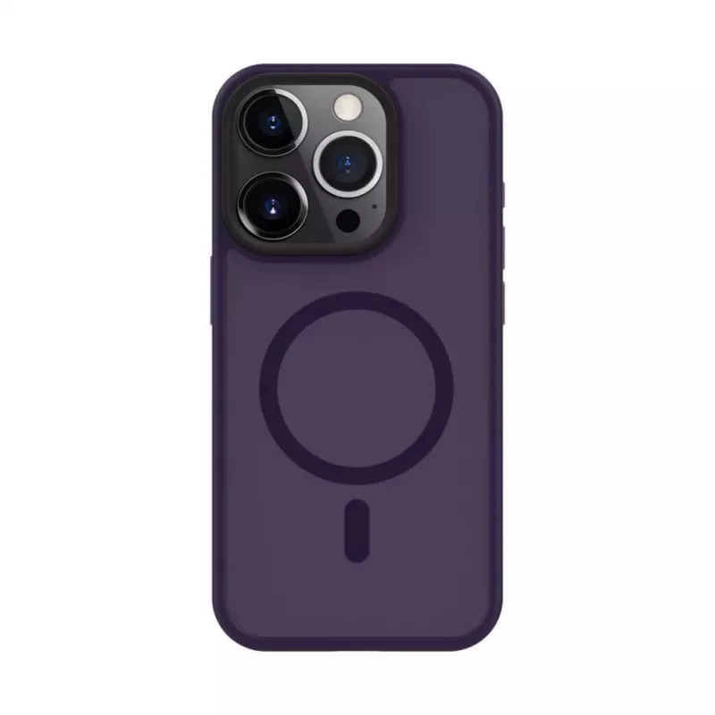 Evelatus Apple iPhone 15 Pro Max Hybrid Case su MagSafe PC+TPU giliai violetinė