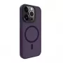Evelatus Apple iPhone 15 Pro Max Hybrid Case su MagSafe PC+TPU giliai violetinė