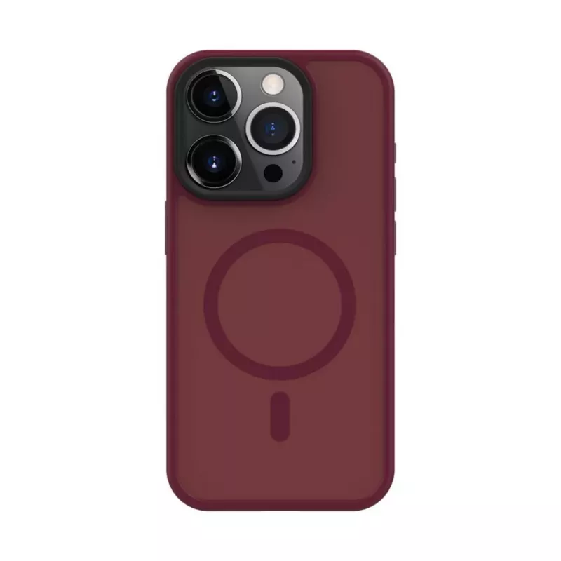 Evelatus Apple iPhone 15 Pro Max Hybrid Dėklas su MagSafe PC+TPU Slyvinė
